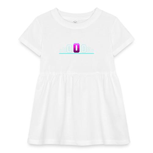 Letter O – Capital Varsity Alphabet Monogram - Infant Baby Rib Dress