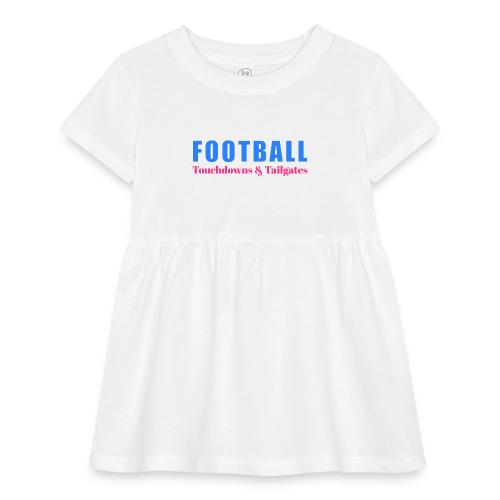 Football Touchdowns & Tailgates Design - Infant Baby Rib Dress
