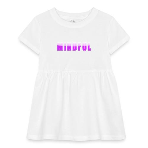 Mindful Typography Minimalist Design - Infant Baby Rib Dress