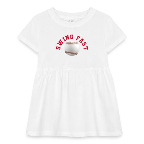 Baseball: Swing Fast Energy - Infant Baby Rib Dress
