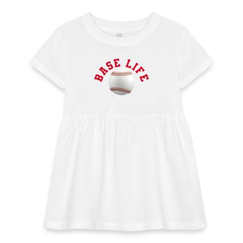 Baseball: Base Life Vibes - Infant Baby Rib Dress