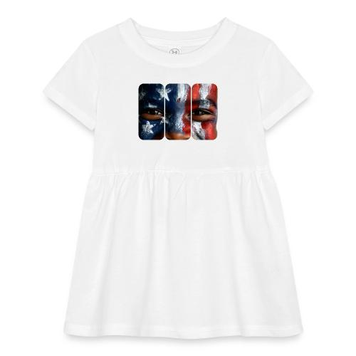USA: Three Panels of Pride - Infant Baby Rib Dress