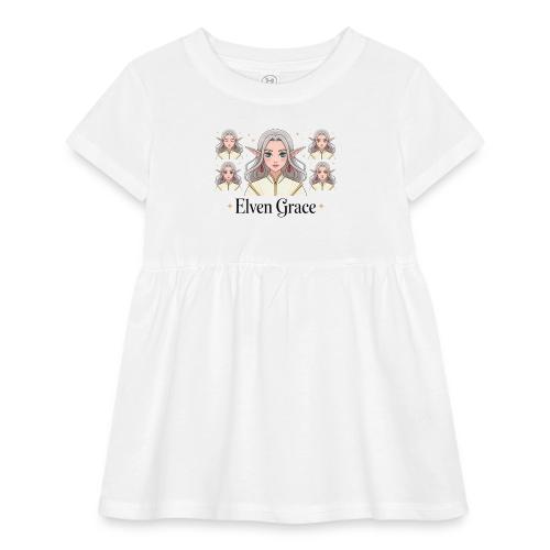 Elven Grace Fantasy Elf Maiden Graphic Magic - Infant Baby Rib Dress