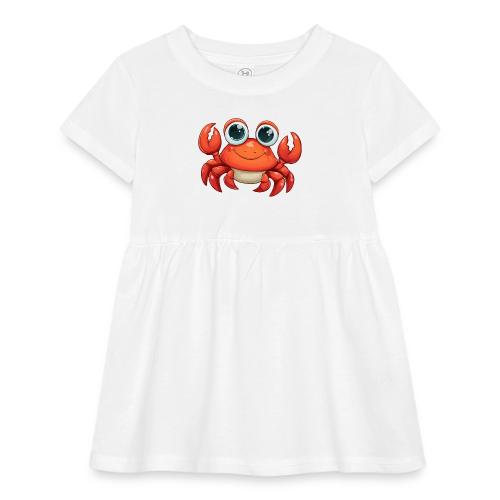 Cute Cartoon Baby Crab - Infant Baby Rib Dress