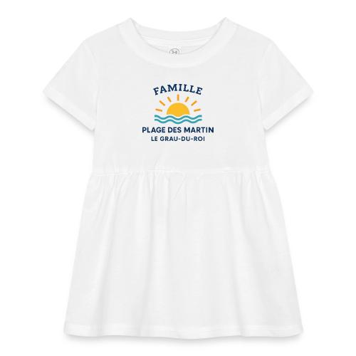 Family Beach Shirt – Plage des Martin Design - Infant Baby Rib Dress