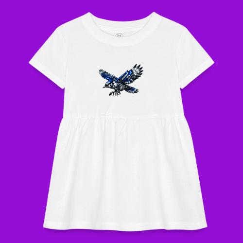 Silver Blue Jay Dive - Infant Baby Rib Dress