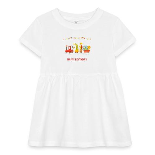 Happy birthday - Infant Baby Rib Dress