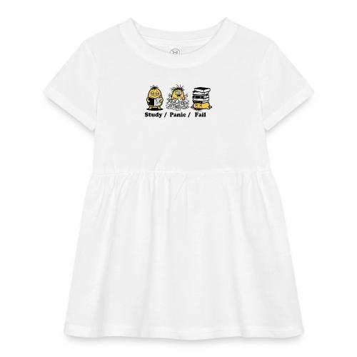 Funny Student Study Panic Fail Back To School - Infant Baby Rib Dress