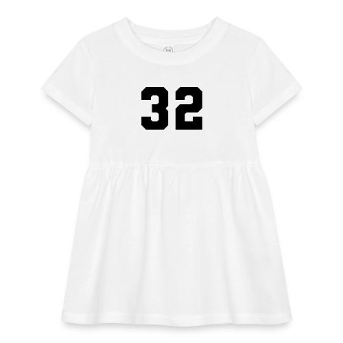 Varsity Number 32 Athletic Design - Infant Baby Rib Dress