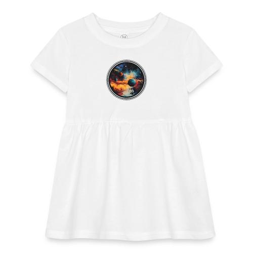 Cosmic Brush Planets - Infant Baby Rib Dress