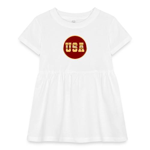 Golden USA Seal - Infant Baby Rib Dress