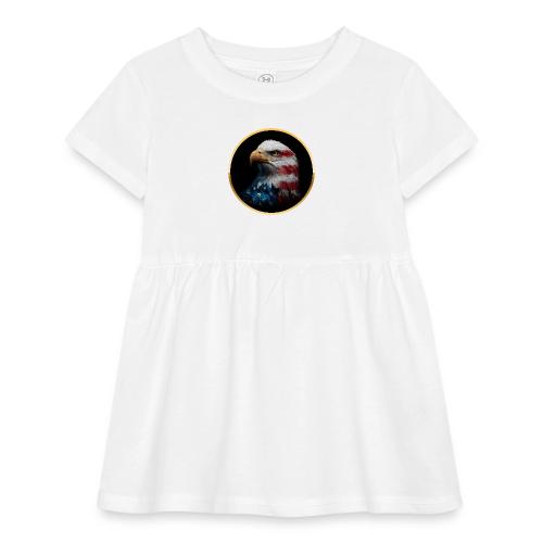 USA: Liberty Emblem - Infant Baby Rib Dress