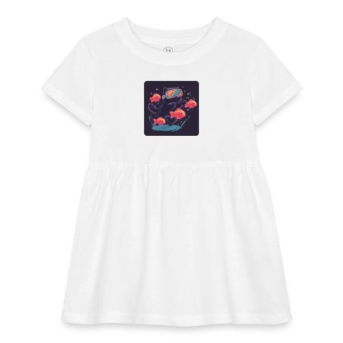 Cyber Cat Splash - Infant Baby Rib Dress