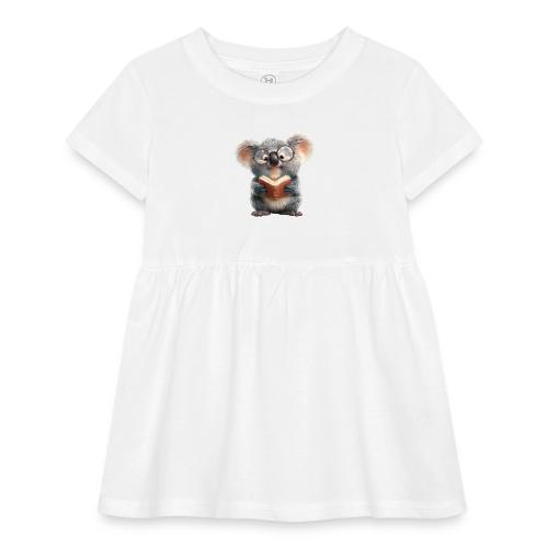3D Gamer Koala Cozy Cartoon Design - Infant Baby Rib Dress