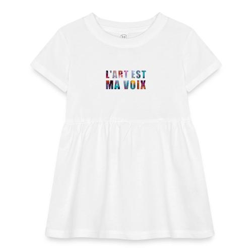 Art is my voice - Infant Baby Rib Dress