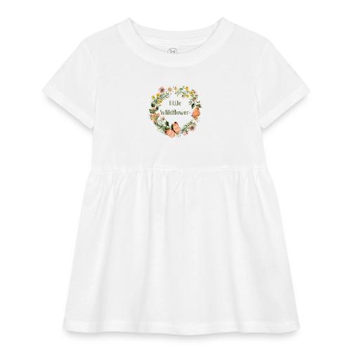 Little wildflower – Baby Shower Gift Bodysuit - Infant Baby Rib Dress
