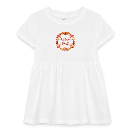 Welcome fall - Infant Baby Rib Dress