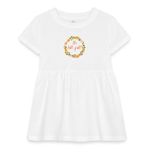 It's fall yall - Infant Baby Rib Dress