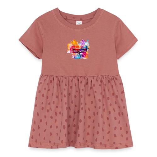 Grace Love Justice Color Splash - Infant Baby Rib Dress