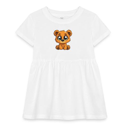 Smiling Sitting Baby Bear - Infant Baby Rib Dress