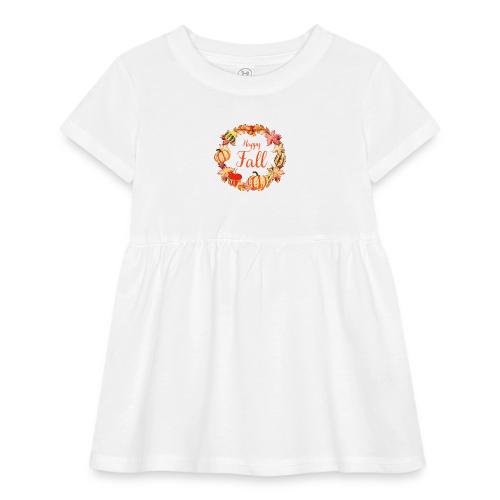 Happy Fall - Infant Baby Rib Dress