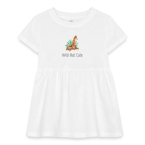 Wild but cute giraffe - Infant Baby Rib Dress
