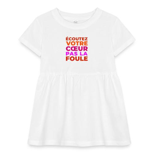 Heart first - Infant Baby Rib Dress