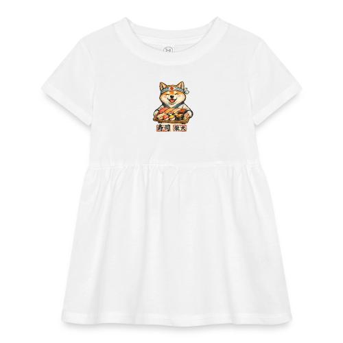 Funny Shiba Inu Sushi Kawaii Dog Tee - Infant Baby Rib Dress