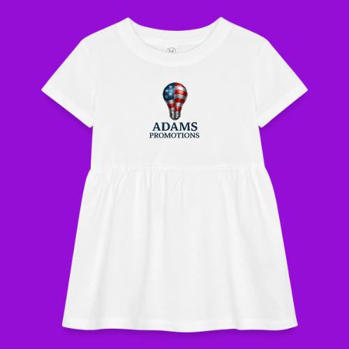 Adams promotions American flag metallic light bulb - Infant Baby Rib Dress