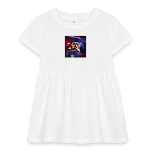 Funny Police Golden Retriever Meme Tee - Infant Baby Rib Dress
