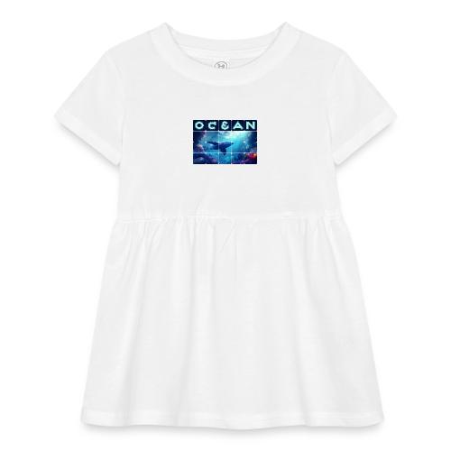 Ocean: Whale’s Path - Infant Baby Rib Dress