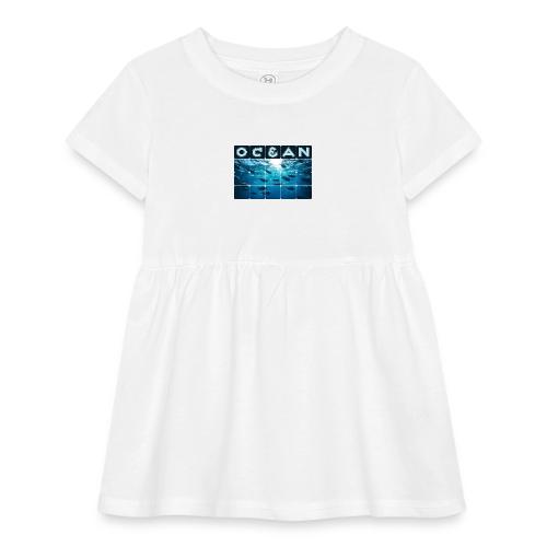 Ocean: Silver Tide - Infant Baby Rib Dress