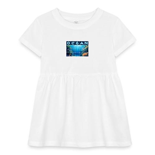 Ocean: Tropical Drift - Infant Baby Rib Dress