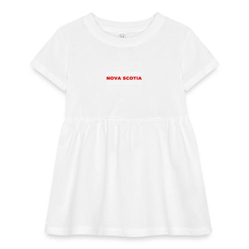 Nova Scotia Script - Infant Baby Rib Dress