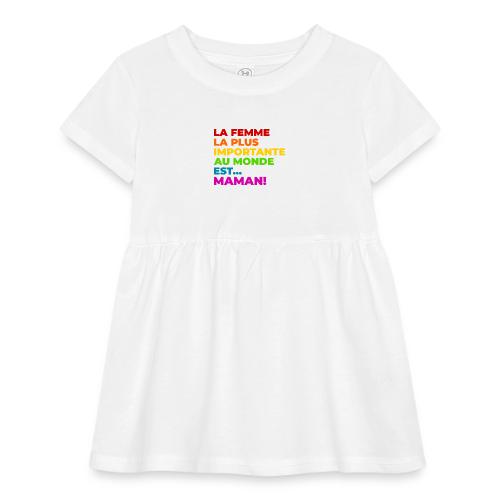 Maman : la femme la plus importante du monde - Infant Baby Rib Dress