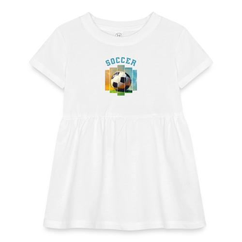 Soccer Ball Vibes - Infant Baby Rib Dress