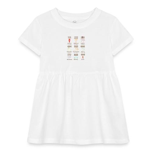 Mystic Angel Numbers Spiritual Symbols on Gildan - Infant Baby Rib Dress