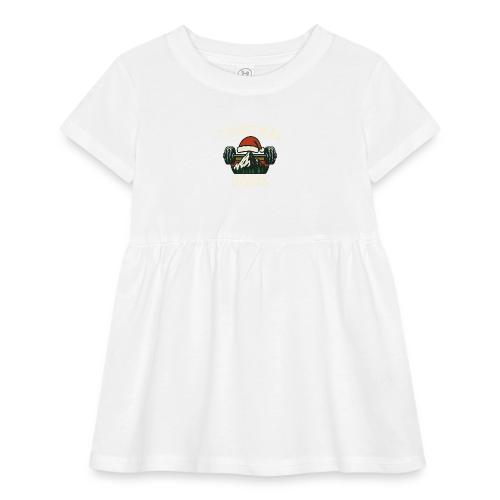 Christmas Gains – Santa Barbell Power - Infant Baby Rib Dress