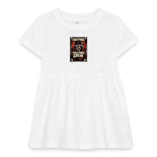 Midnight Forager Raccoon Mushroom Hunter - Infant Baby Rib Dress