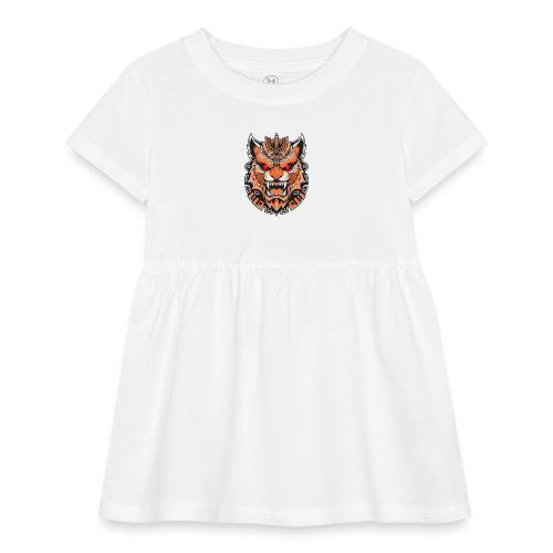 Tribal Demon Wolf Mask - Infant Baby Rib Dress