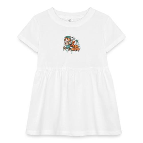 Red Panda Street Graffiti Vibes - Infant Baby Rib Dress