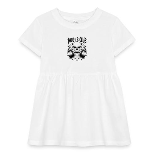 1000 LB Club Skull Barbell Powerlif - Infant Baby Rib Dress