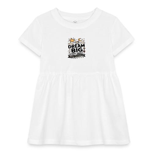 Dream Big Start Small Stay Consistent - Infant Baby Rib Dress