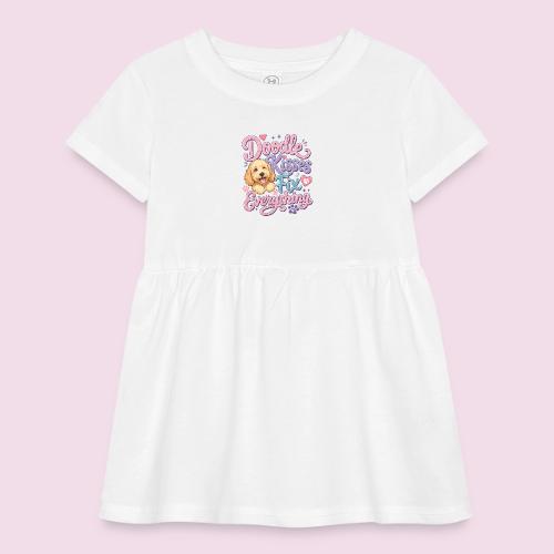 Doodle Kisses Fix Everything Dog Lover Gift - Infant Baby Rib Dress