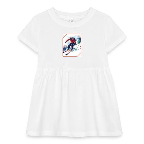 Skiing is Life - Infant Baby Rib Dress