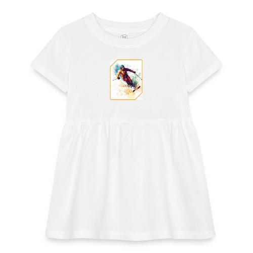 Winter Skiing Escape - Infant Baby Rib Dress