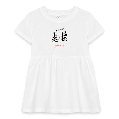 Joyful Tidings Christmas T-Shirt - Infant Baby Rib Dress