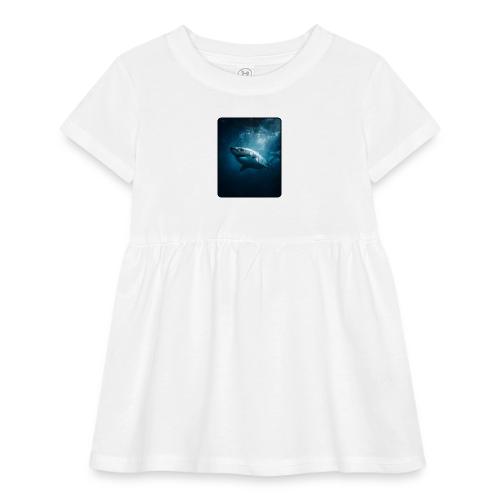 Great White Shark Ocean Design - Infant Baby Rib Dress