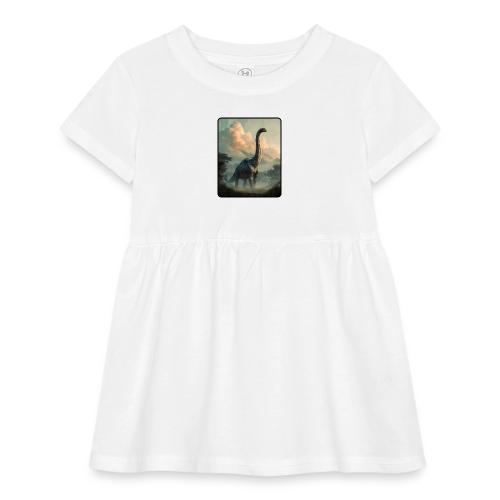Brachiosaurus Prehistoric Scene Design - Infant Baby Rib Dress