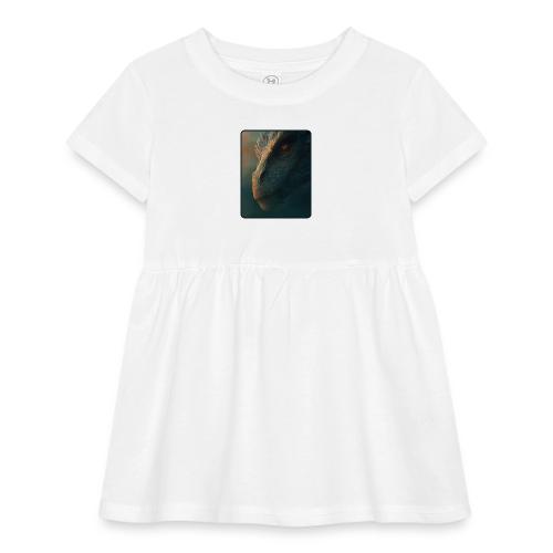 Golden Eye Dragon Close-Up Design - Infant Baby Rib Dress